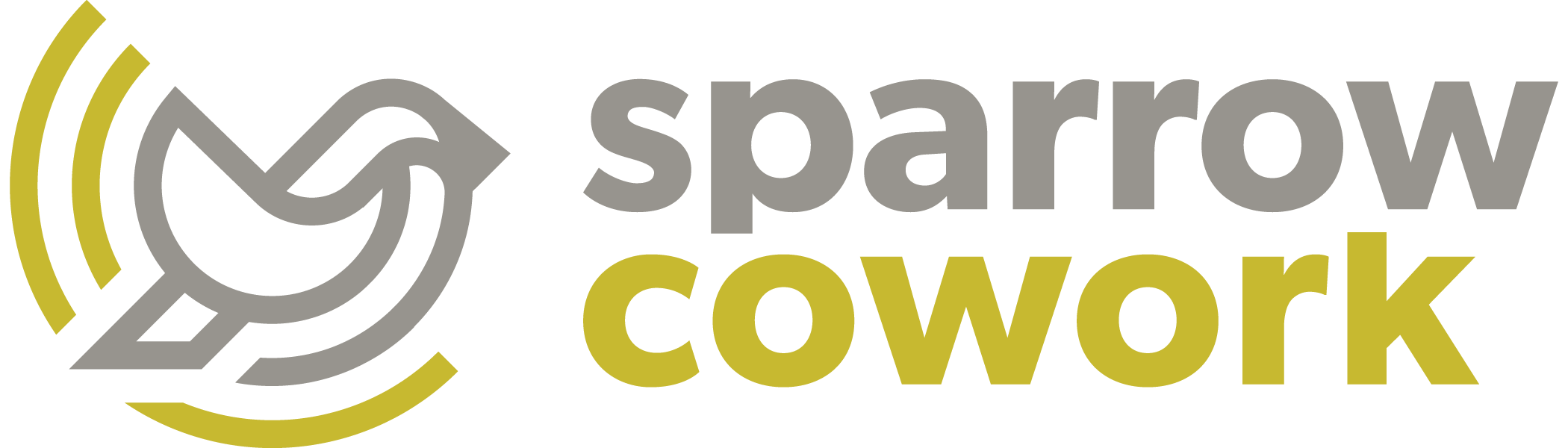 SPCO Sparrow Cowork Logo Horizontal